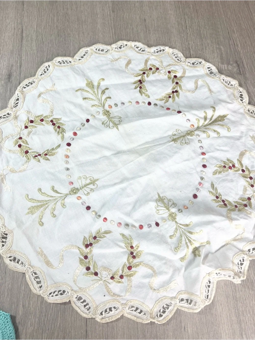 Lot of Vintage Doilies lace crochet embroidered stitched